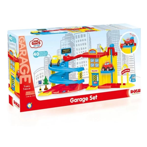 Garage Set Dolu Mini Giants Ton-Ton