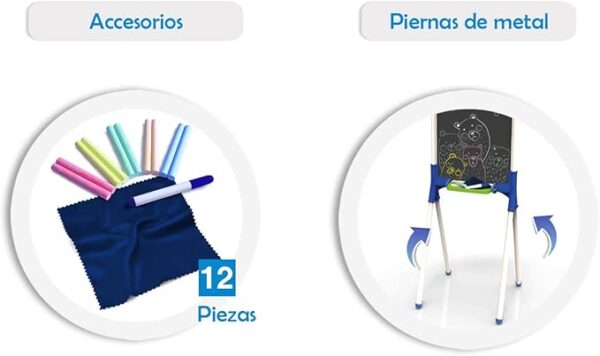 CHICOS Pizarra 2 en 1  Paint & Learn - Imagen 3