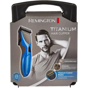 Cortapelo Remington HC335 con cuchillas de titanio y maletín de accesorios.